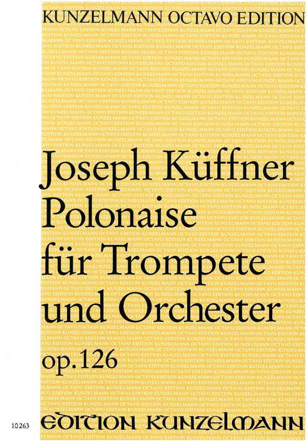 Polonaise op.126  für Trompete und Orchester  Partitur