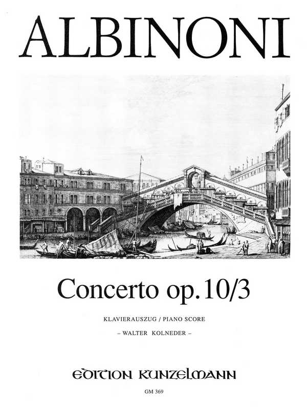 Concerto C-Dur op.10,3&nbsp;&nbsp;für Violine und Streichorchester&nbsp;&nbsp;für Violine und Klavier