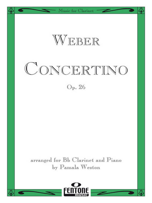 Concertino op.26  for clarinet and piano  