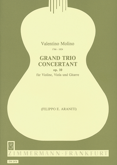 Grand rio concertant op.10&nbsp;&nbsp;für Violine, Viola und Gitarre&nbsp;&nbsp;