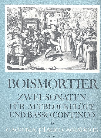 2 Sonaten op.27 für  Altblockflöte und Bc  