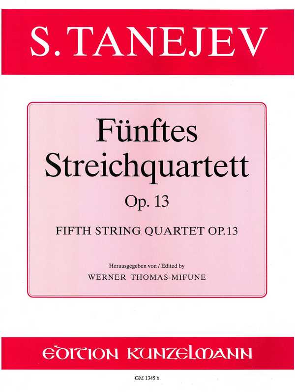 Streichquartett Nr:5 op.13    Stimmen