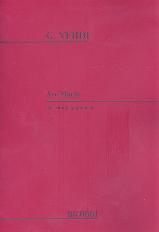 Ave Maria für gem Chor und Klavier&nbsp;&nbsp;&nbsp;&nbsp;