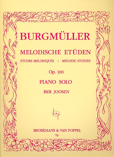 Melodische Etüden op.100  für Klavier  