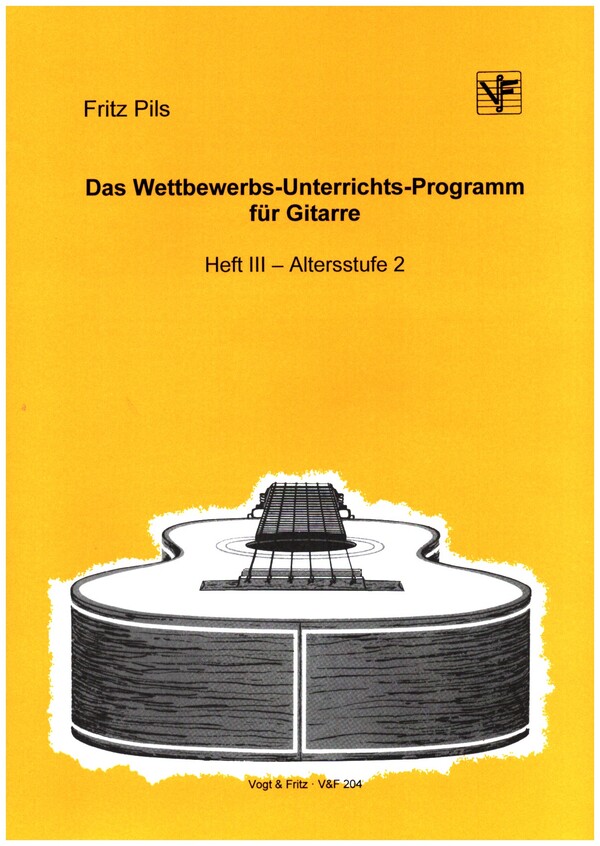 Das Wettbewerbs-Unterrichts-  Programm für Gitarre Band 3  (Altersstufe 2)