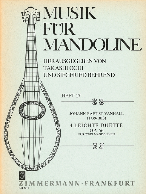 4 leichte Duette op.56  für 2 Mandolinen  
