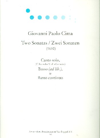 2 Sonatas for C recorder (violin,