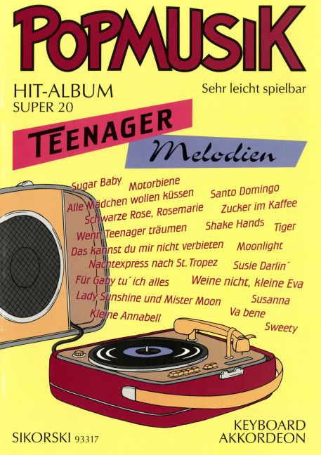 Popmusik Hit-Album Super 20&nbsp;&nbsp;Teenager Melodien&nbsp;&nbsp;