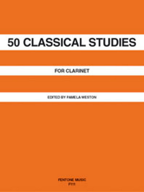 50 classical Studies  for clarinet  