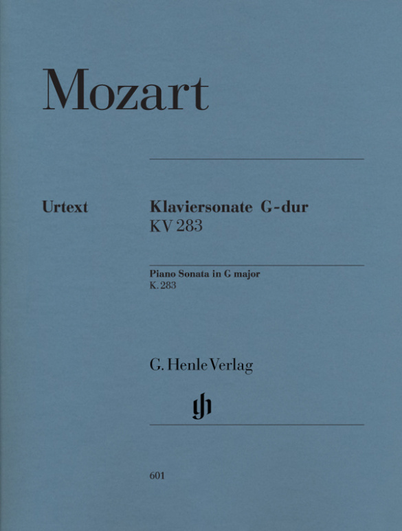 Sonate G-Dur KV283&nbsp;&nbsp;für Klavier&nbsp;&nbsp;