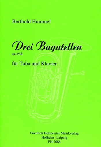 3 Bagatellen op.59h  für Tuba und Klavier  