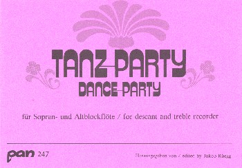 Tanzparty für 2 Blockflöten (SA)&nbsp;&nbsp;&nbsp;&nbsp;