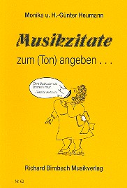 Musikzitate Zum (Ton) angeben    