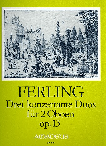 3 konzertante Duos op.13&nbsp;&nbsp;für 2 Oboen (Violinen)&nbsp;&nbsp;Partitur und Stimmen