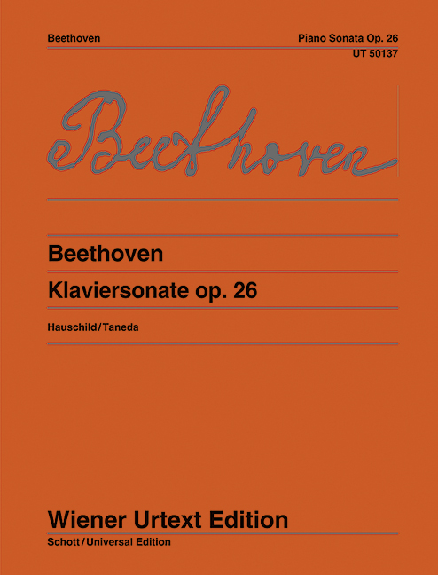 Klaviersonate op. 26&nbsp;&nbsp;für Klavier&nbsp;&nbsp;Urtext