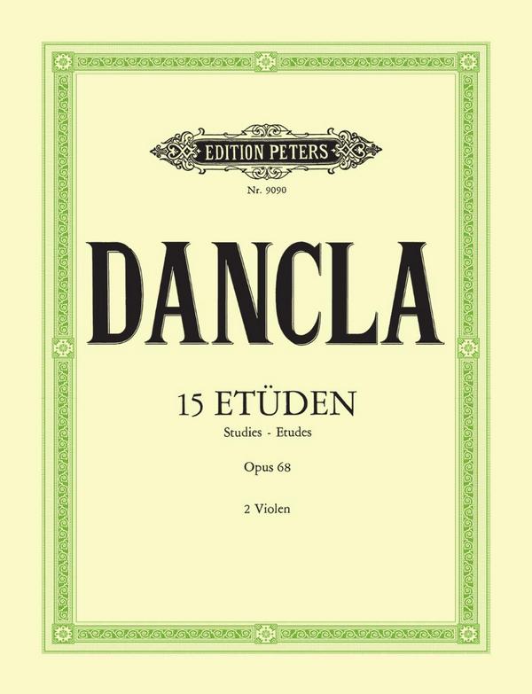 15 Etüden op.68  für 2 Violen  