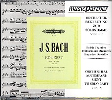 Konzert E-Dur BWV1042&nbsp;&nbsp;CD der Orchesterbegleitung zur Solovioline&nbsp;&nbsp;