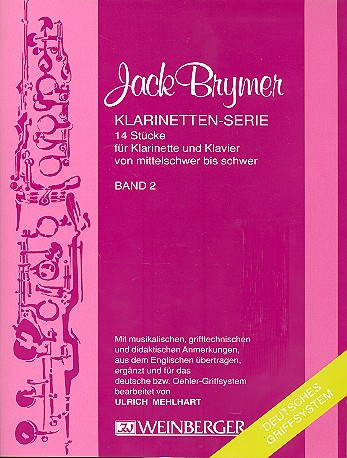 Jack Brymer Klarinetten-Serie Band 2  für Klarinette und Klavier  