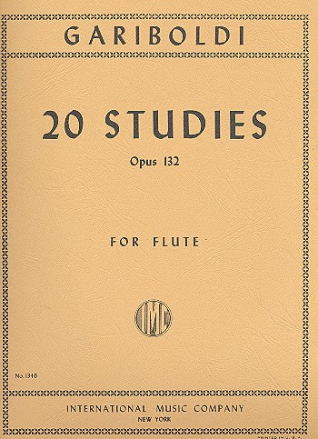 20 Studies op.132  for flute  