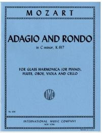 Adagio and Ronde c minor KV617&nbsp;&nbsp;for Harmonica (or Piano) Flute, oboe, viola and cello&nbsp;&nbsp;parts
