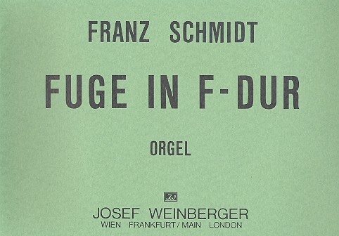 Fuge F-Dur  für Orgel  