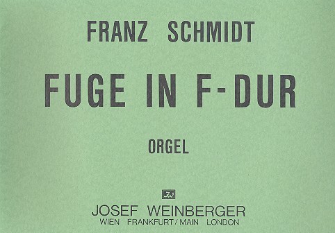Fuge in F-Dur  für Orgel  