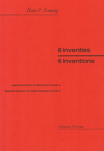 6 inventies s&nbsp;&nbsp;opraanblokfluit of altblokfluit of duet&nbsp;&nbsp;