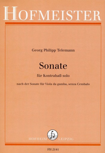 Sonate&nbsp;&nbsp;für Kontrabass&nbsp;&nbsp;