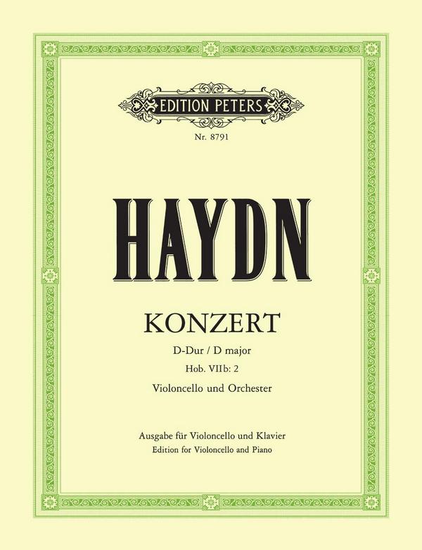 Konzert D-Dur Hob.VIIb:2 für Violoncello und Orchester&nbsp;&nbsp;für Violoncello und Klavier&nbsp;&nbsp;