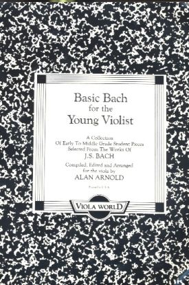 Basic Bach for the young Violist  for viola and piano  