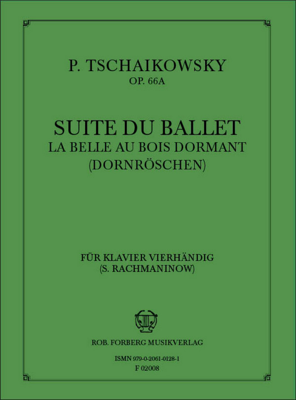 Dornröschen-Suite op.66a  für Klavier zu 4 Händen  
