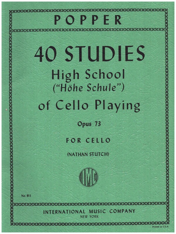 40 Studies op.73  for cello  