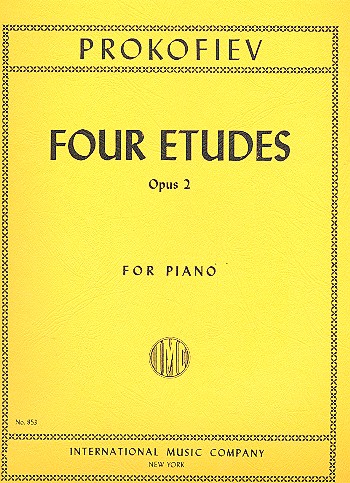 4 Etudes op.2  for piano  
