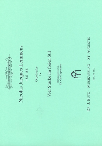 Orgelwerke Band 4 - 4 Stücke im freien Stil&nbsp;&nbsp;&nbsp;&nbsp;