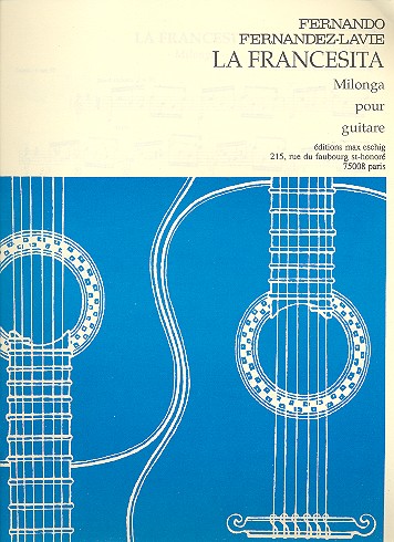 LA FRANCESITA MILONGA  POUR GUITARE  MILONGA