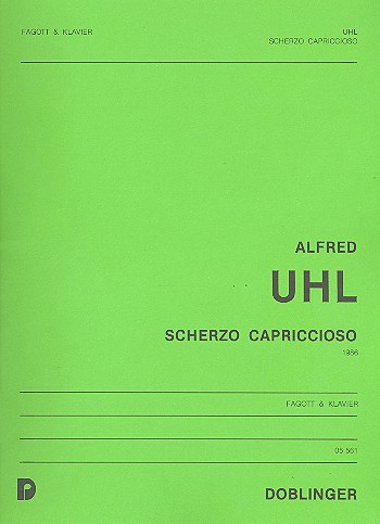 Scherzo capriccioso  für Fagott und Klavier  