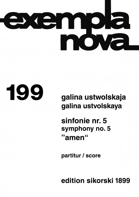 Sinfonie Nr.5 Amen    Partitur