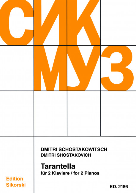 Tarantella für 2 Klaviere&nbsp;&nbsp;&nbsp;&nbsp;