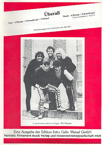 Überall:  Gesang und Klavier  Einzelausgabe