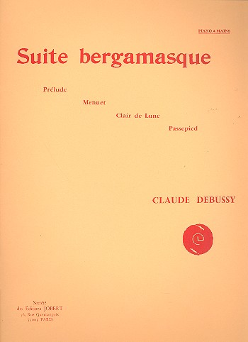 Suite bergamasque pour&nbsp;&nbsp;piano à 4 mains&nbsp;&nbsp;