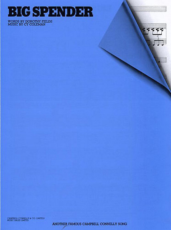 Big Spender from Sweet Charity:&nbsp;&nbsp;for voice/piano&nbsp;&nbsp;