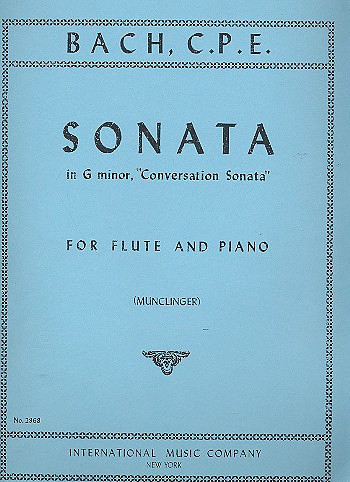 Sonata g minor  for flute and piano  