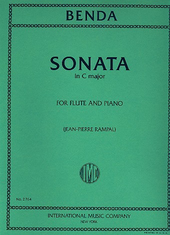 Sonata C major  for flute and piano  