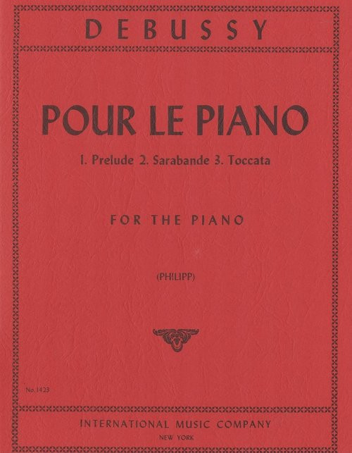 Pour le piano&nbsp;&nbsp;for piano&nbsp;&nbsp;