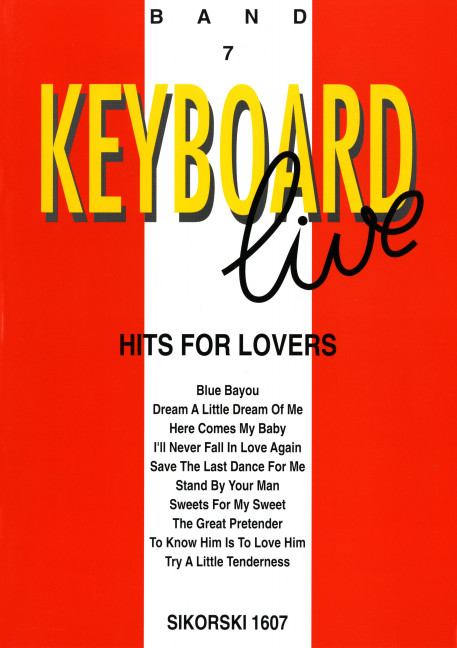Keyboard live Band 7&nbsp;&nbsp;Hits for Lovers&nbsp;&nbsp;