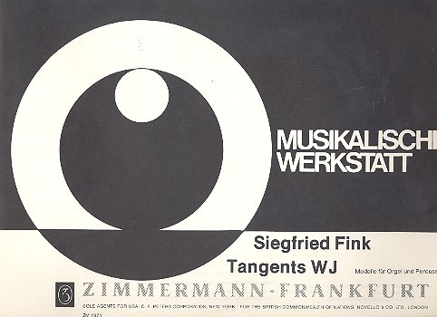 Musikalische Werkstatt  Tangens WJ, Modelle für Orgel und  Percussion