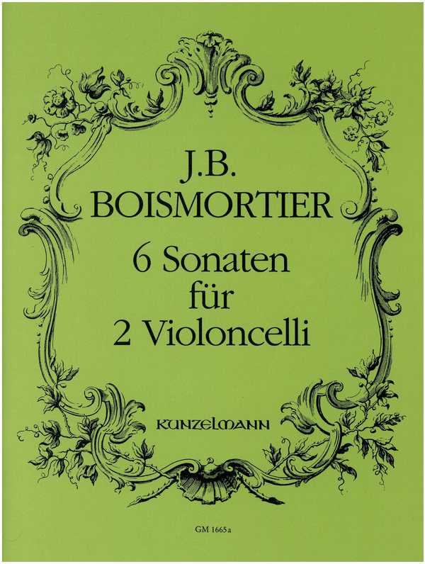 6 Sonaten  für 2 Violoncelli  