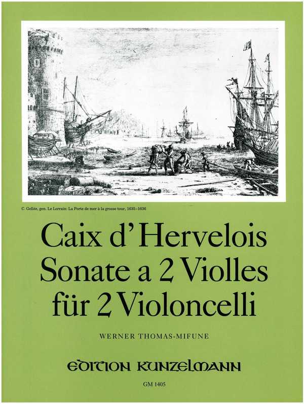 Sonata a 2 violles  für 2 Violoncelli  Spielpartitur