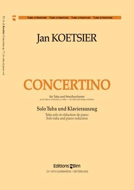 Concertino op.77 für Tuba und  Streichorchester für Tuba und Klavier  