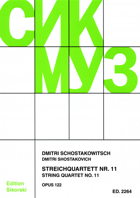 Streichquartett Nr.11 op.122  Stimmen  